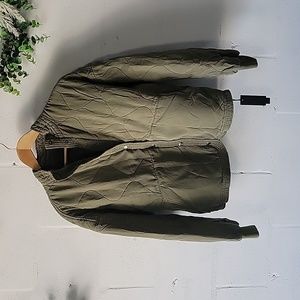 [BLANKNYC] Womens Luxury Clothing Tencel Drop Shoulder Quilted Jacket Size S EUC